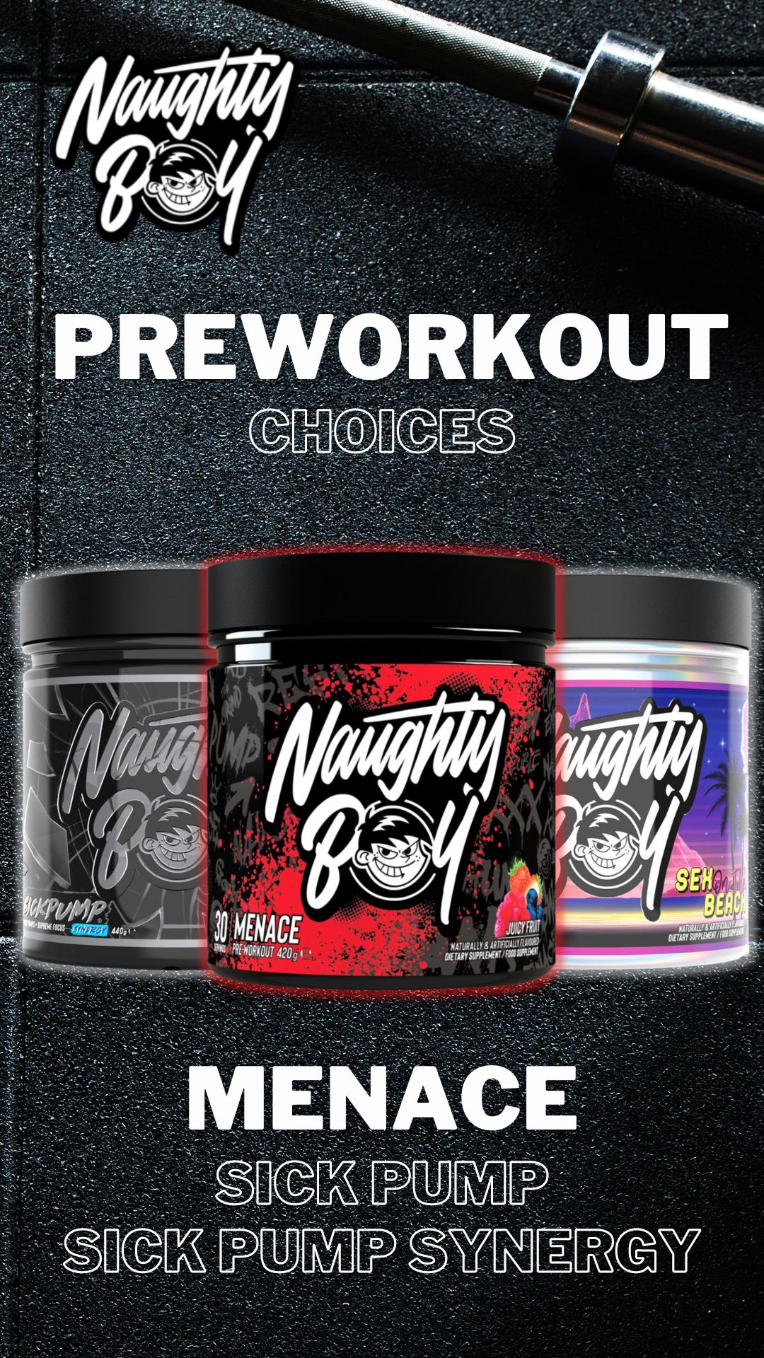 One Brand, Three Incredible PreWorkouts UK Supplements